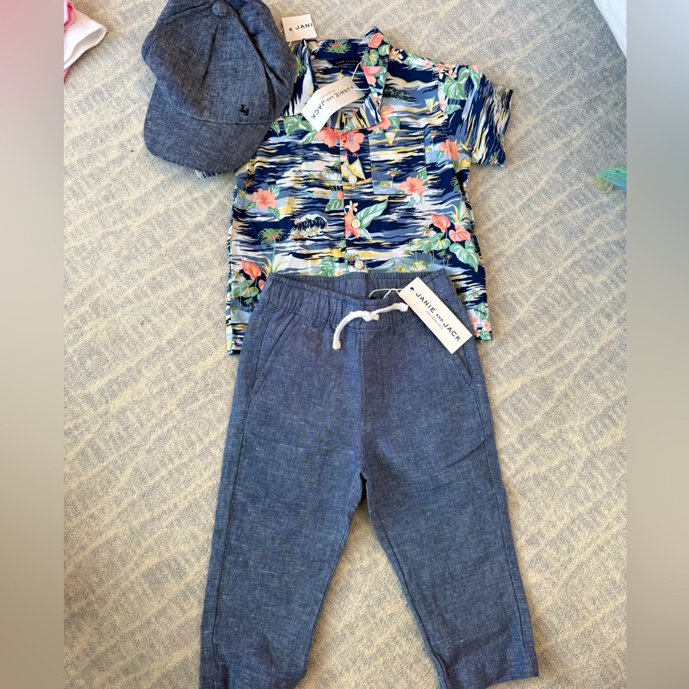 Janie and Jack summer set for baby boy